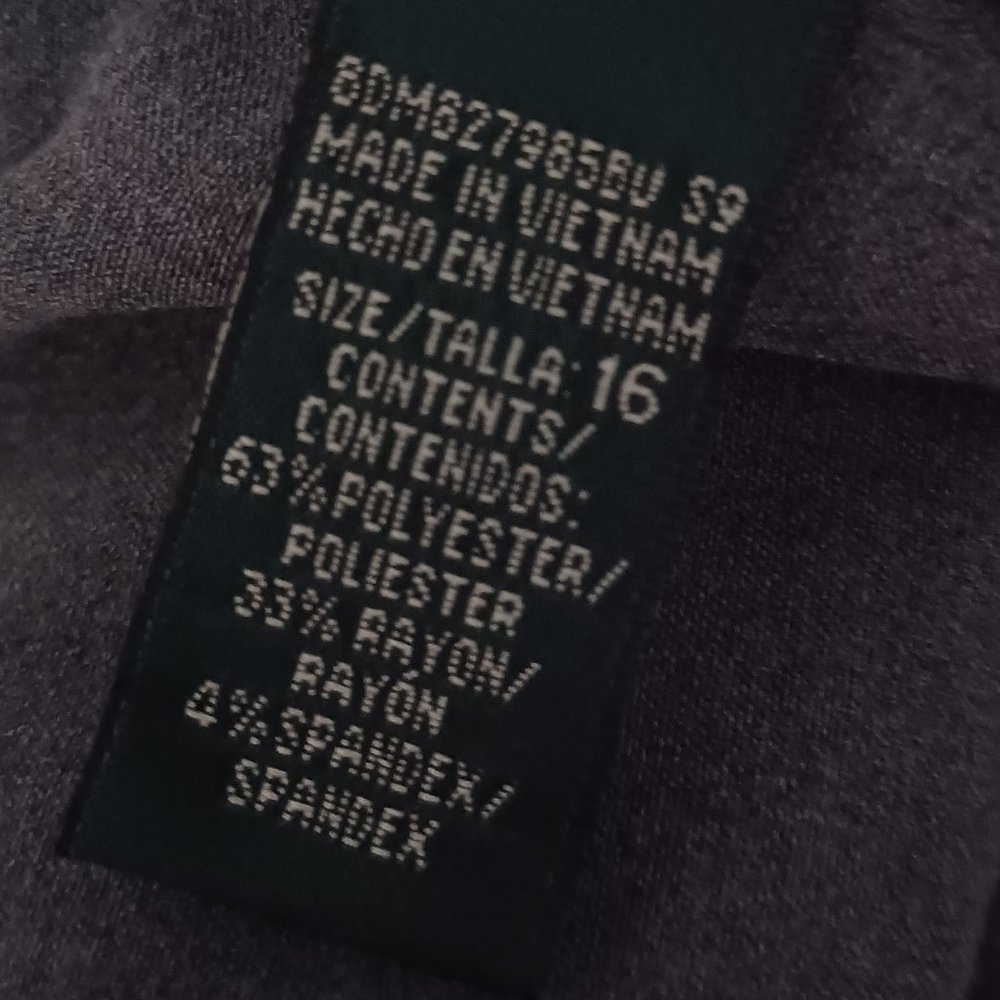 Harve Benard Gray Skirt Size 16 - Picture 3 of 4